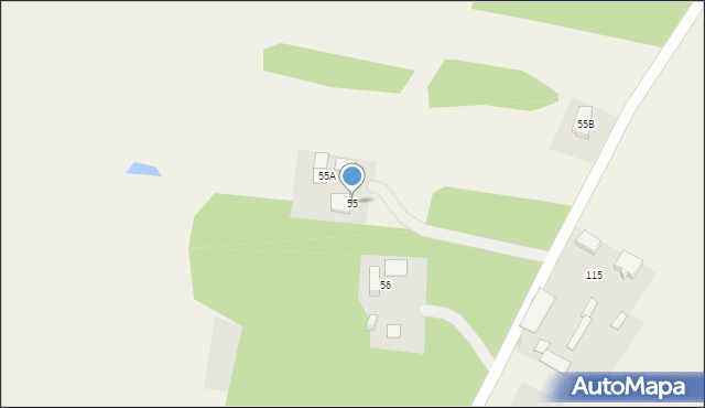 Zwierki, Zwierki, 55, mapa Zwierki