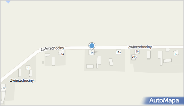 Zwierzchociny, Zwierzchociny, 15, mapa Zwierzchociny