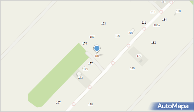 Zwierzewo, Zwierzewo, 181, mapa Zwierzewo