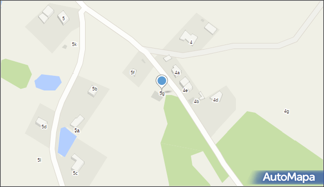 Zwierzewo, Zwierzewo, 5g, mapa Zwierzewo