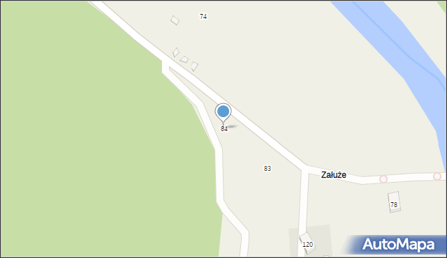 Zwierzyń, Zwierzyń, 84, mapa Zwierzyń