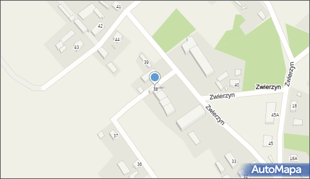 Zwierzyn, Zwierzyn, 38, mapa Zwierzyn