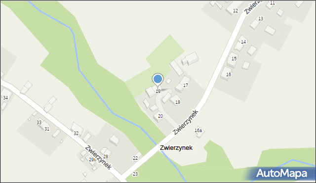 Zwierzynek, Zwierzynek, 19, mapa Zwierzynek