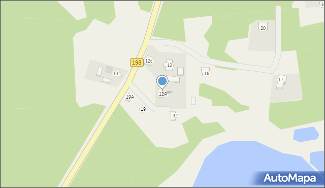 Zwierzyniec, Zwierzyniec, 12A, mapa Zwierzyniec