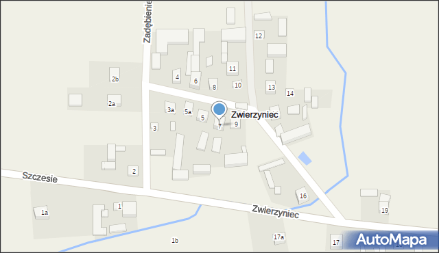 Zwierzyniec, Zwierzyniec, 7, mapa Zwierzyniec