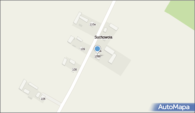 Zwola, Zwola, 109b, mapa Zwola