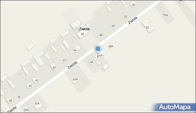 Zwola, Zwola, 47, mapa Zwola