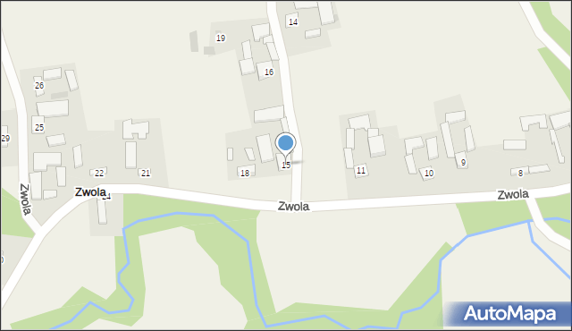 Zwola, Zwola, 15, mapa Zwola