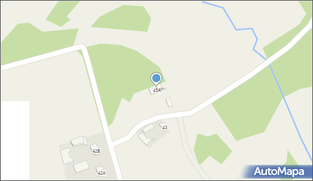Zwola Poduchowna, Zwola Poduchowna, 43A, mapa Zwola Poduchowna