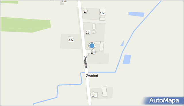 Zwoleń, Zwoleń, 23, mapa Zwoleń