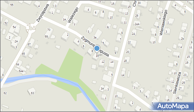 Białogard, Zygmunta Augusta, 10, mapa Białogard