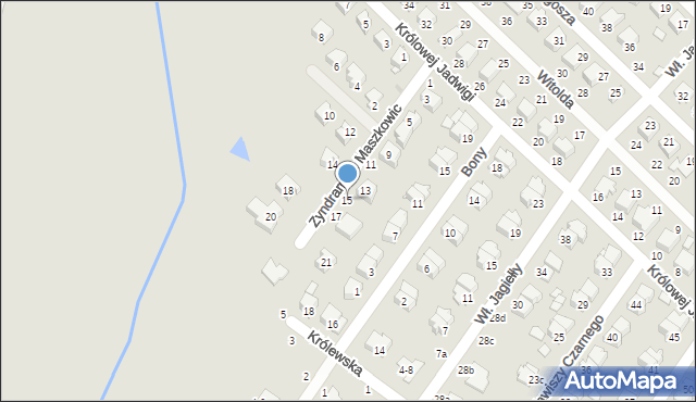 Dęblin, Zyndrama z Maszkowic, 15, mapa Dęblin