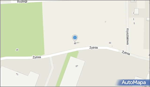 Duchnice, Żytnia, 46, mapa Duchnice