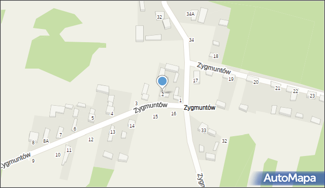 Gertrudów, Zygmuntów, 2, mapa Gertrudów