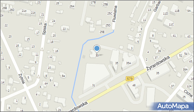 Grodzisk Mazowiecki, Żyrardowska, 33, mapa Grodzisk Mazowiecki