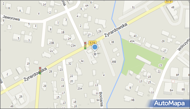 Grodzisk Mazowiecki, Żyrardowska, 36, mapa Grodzisk Mazowiecki