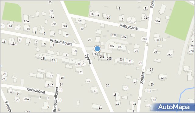 Grodzisk Mazowiecki, Żytnia, 26A, mapa Grodzisk Mazowiecki