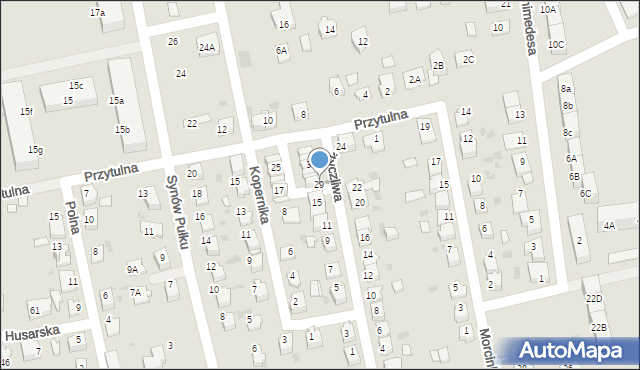 Kędzierzyn-Koźle, Życzliwa, 29, mapa Kędzierzyna-Koźle