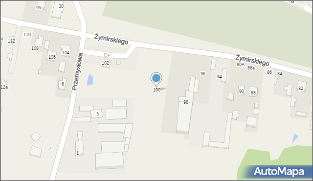 Klembów, Żymirskiego Franciszka, gen., 100, mapa Klembów