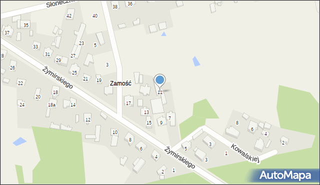 Klembów, Żymirskiego Franciszka, gen., 11, mapa Klembów