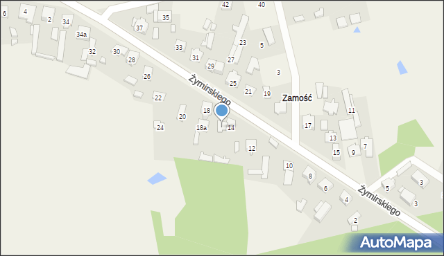 Klembów, Żymirskiego Franciszka, gen., 16, mapa Klembów