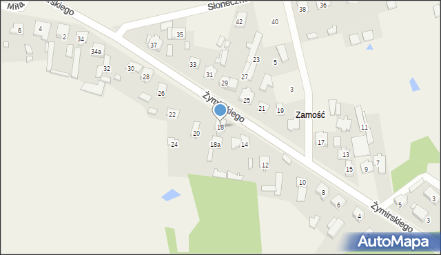 Klembów, Żymirskiego Franciszka, gen., 18, mapa Klembów