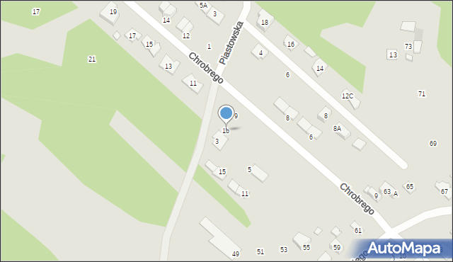 Kobyłka, Zygmunta Starego, 1b, mapa Kobyłka