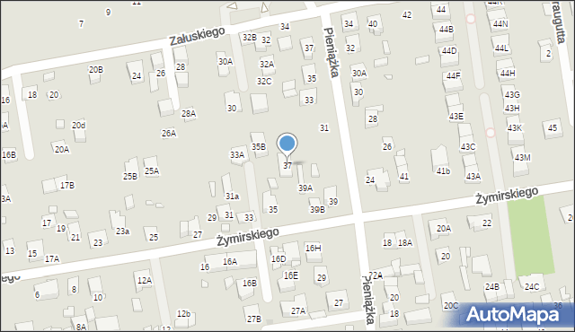 Kobyłka, Żymirskiego Franciszka, gen., 37, mapa Kobyłka