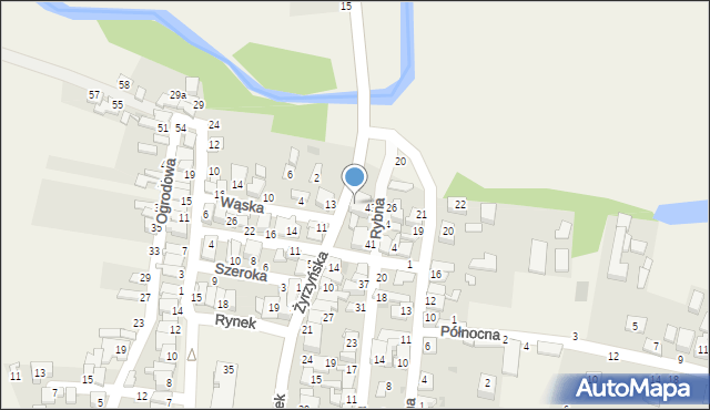 Końskowola, Żyrzyńska, 18, mapa Końskowola