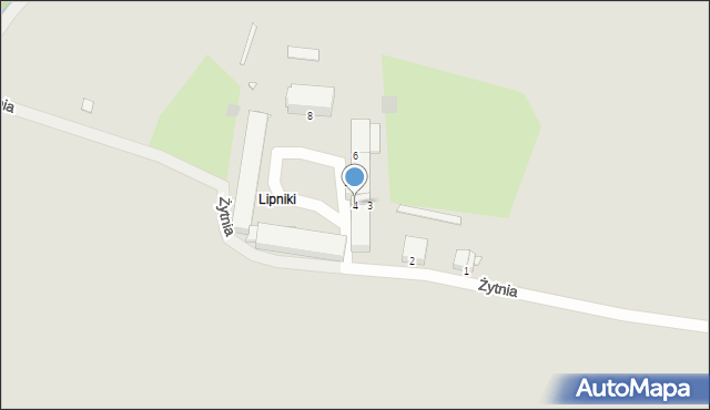 Legnica, Żytnia, 4, mapa Legnicy