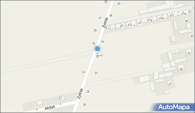 Lesznowola, Żytnia, 32, mapa Lesznowola