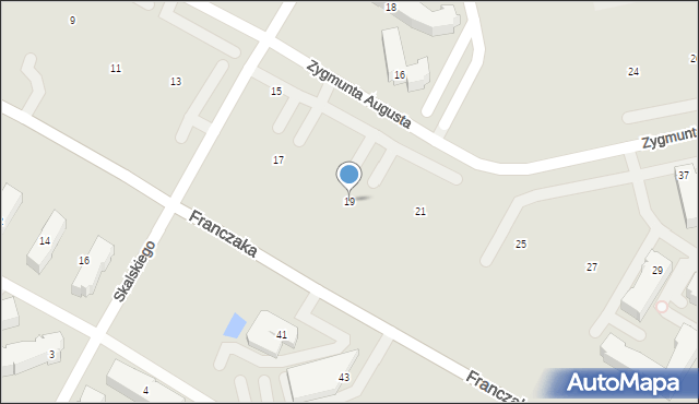 Lublin, Zygmunta Augusta, 19, mapa Lublina