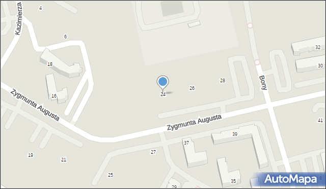 Lublin, Zygmunta Augusta, 24, mapa Lublina