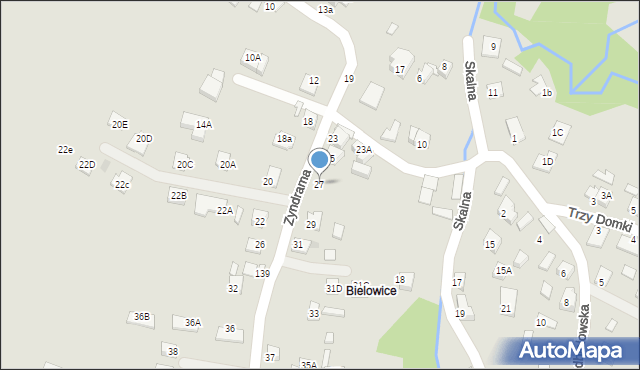 Nowy Sącz, Zyndrama, 27, mapa Nowego Sącza