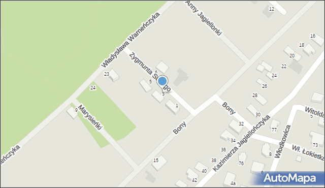 Oborniki Śląskie, Zygmunta Starego, 3, mapa Oborniki Śląskie