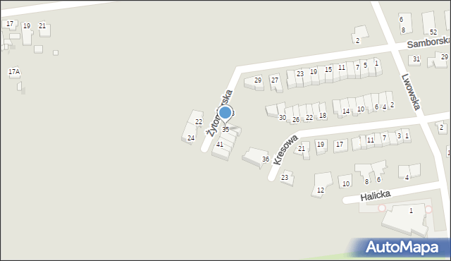 Opole, Żytomierska, 35, mapa Opola