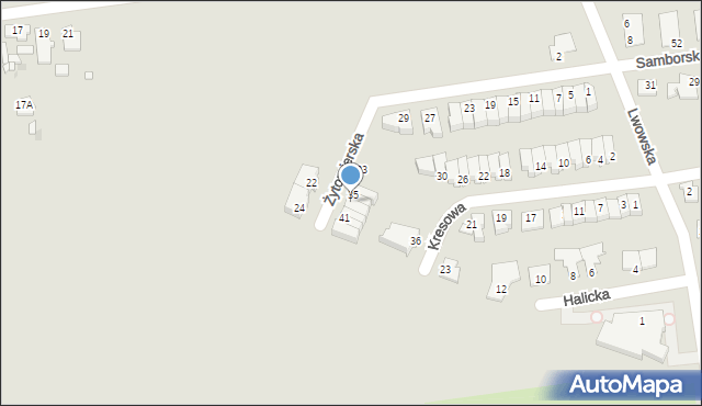 Opole, Żytomierska, 37, mapa Opola