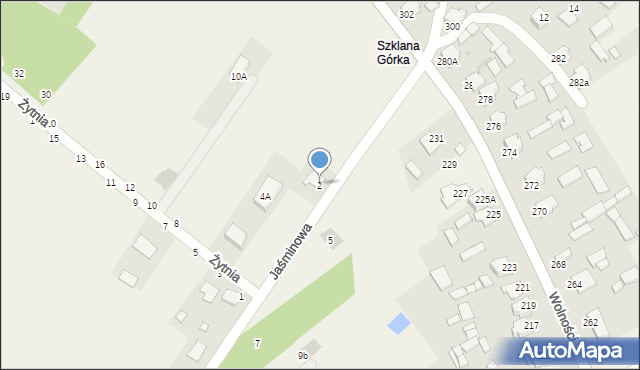 Pysznica, Żytnia, 2, mapa Pysznica