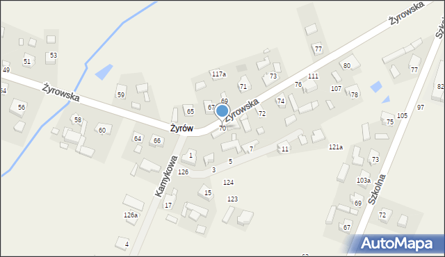 Rogaszyce, Żyrowska, 70, mapa Rogaszyce