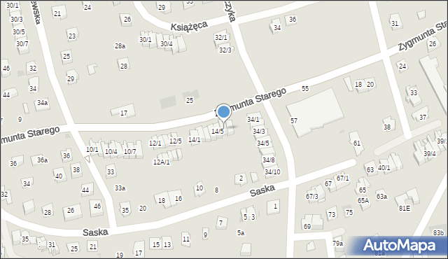 Rzeszów, Zygmunta I Starego, 14/6, mapa Rzeszów