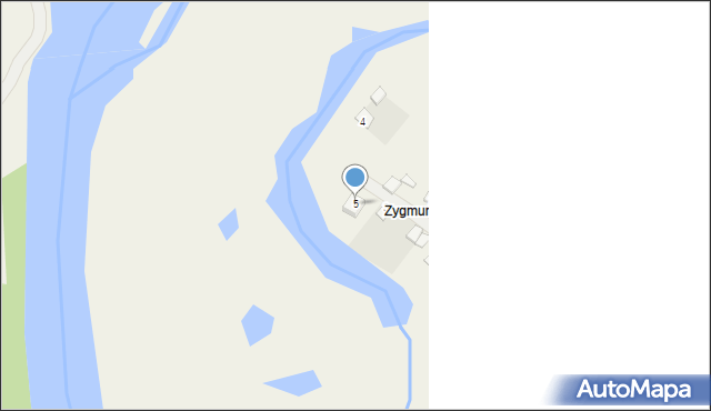 Szarbsko, Zygmuntów, 5, mapa Szarbsko