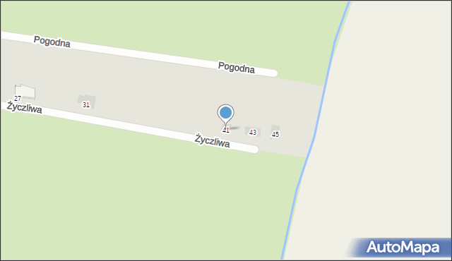 Szymanowo, Życzliwa, 41, mapa Szymanowo