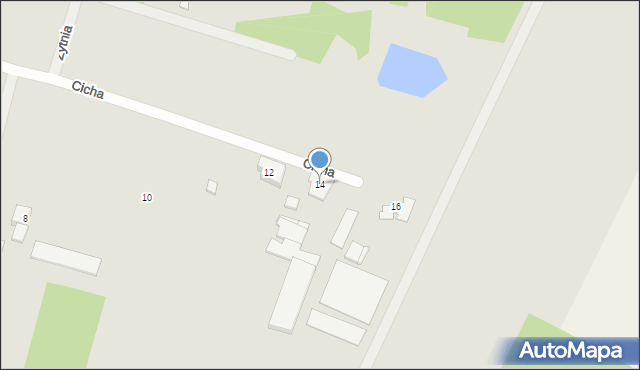 Tarczyn, Żytnia, 14, mapa Tarczyn