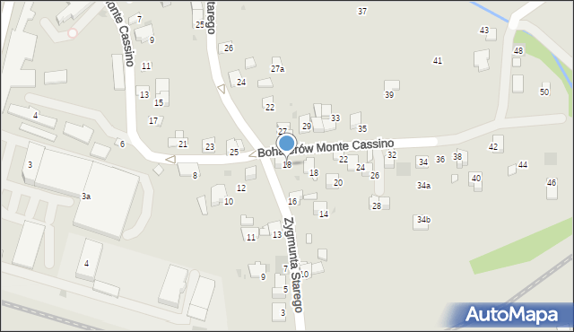 Wadowice, Zygmunta I Starego, 18, mapa Wadowice
