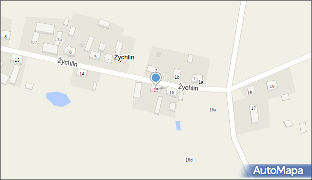 Żychlin, Żychlin, 15, mapa Żychlin