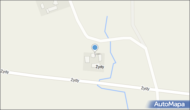 Żydy, Żydy, 1, mapa Żydy