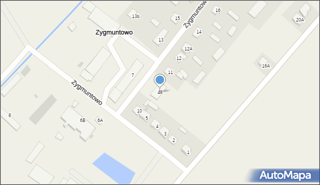 Zygmuntowo, Zygmuntowo, 48, mapa Zygmuntowo