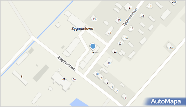 Zygmuntowo, Zygmuntowo, 7, mapa Zygmuntowo