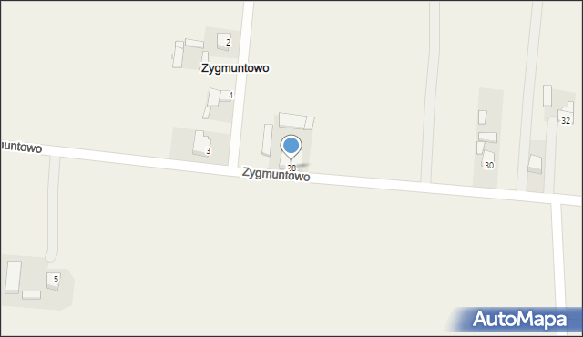 Zygmuntowo, Zygmuntowo, 28, mapa Zygmuntowo