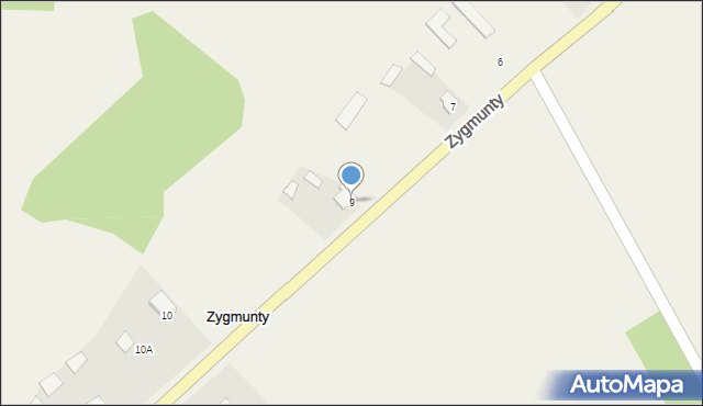 Zygmunty, Zygmunty, 9, mapa Zygmunty